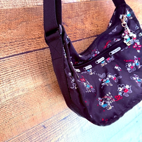 Rare LeSportsac Disney Collaboration Minnie & Mickey Crossbody - Picture 5 of 12